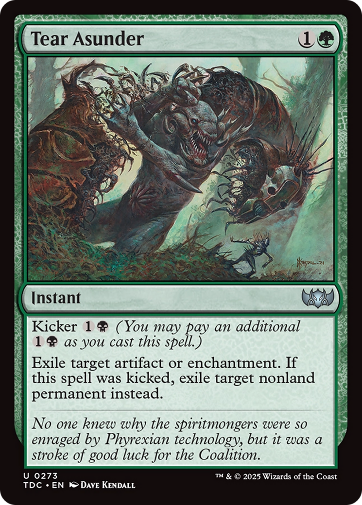 Tear Asunder [Tarkir: Dragonstorm Commander] | Gear Gaming Bentonville