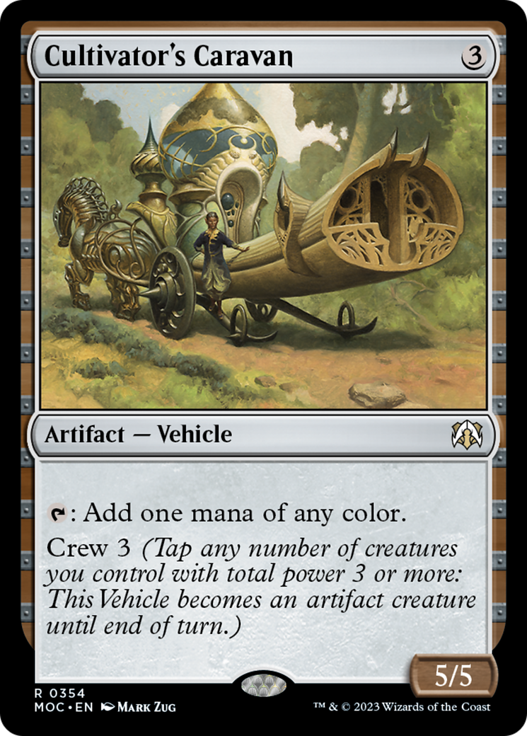 Cultivator's Caravan [March of the Machine Commander] | Gear Gaming Bentonville