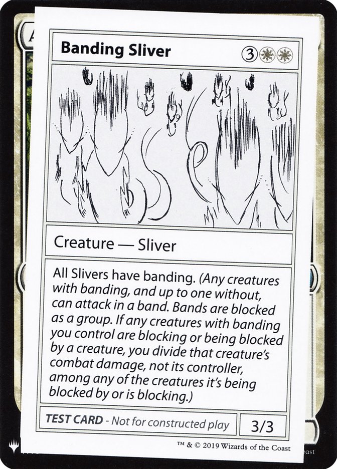 Banding Sliver [Mystery Booster Playtest Cards] | Gear Gaming Bentonville