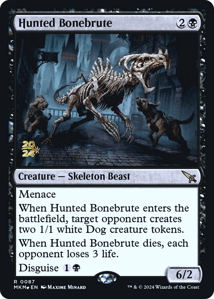 Hunted Bonebrute [Murders at Karlov Manor Prerelease Promos] | Gear Gaming Bentonville