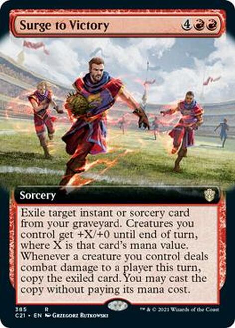 Surge to Victory (Extended Art) [Commander 2021] | Gear Gaming Bentonville