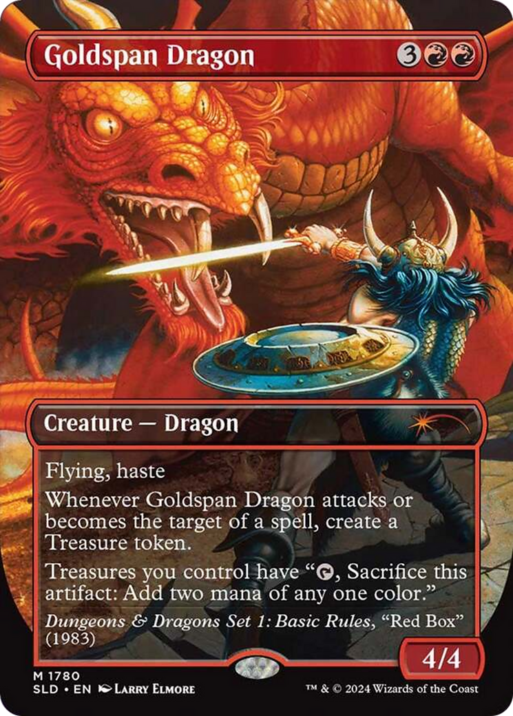 Goldspan Dragon (Rainbow Foil) [Secret Lair Drop Series] | Gear Gaming Bentonville