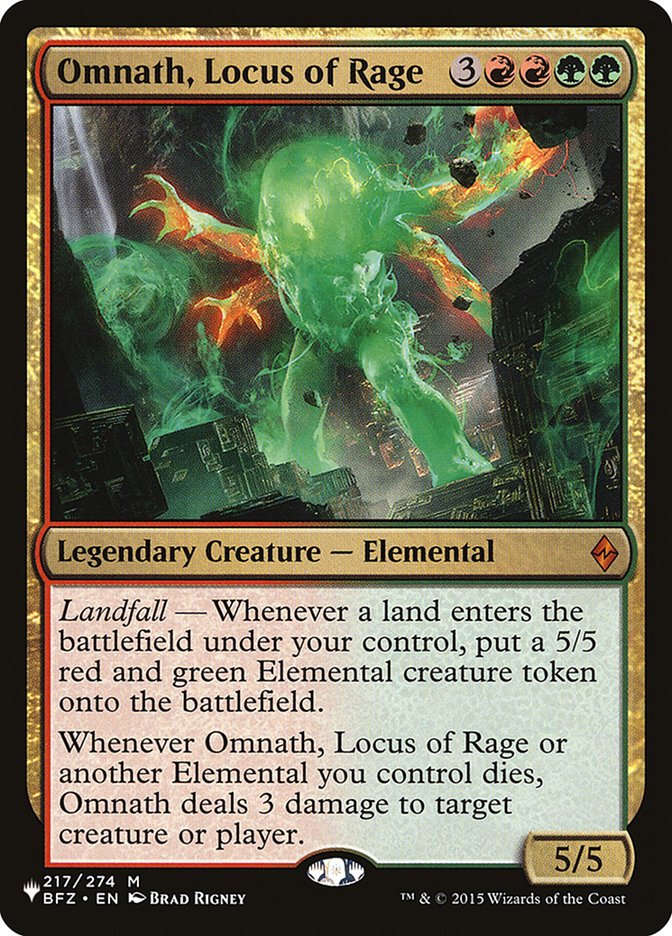 Omnath, Locus of Rage [The List] | Gear Gaming Bentonville