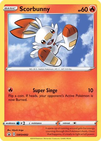 Scorbunny (SWSH002) [Sword & Shield: Black Star Promos] | Gear Gaming Bentonville