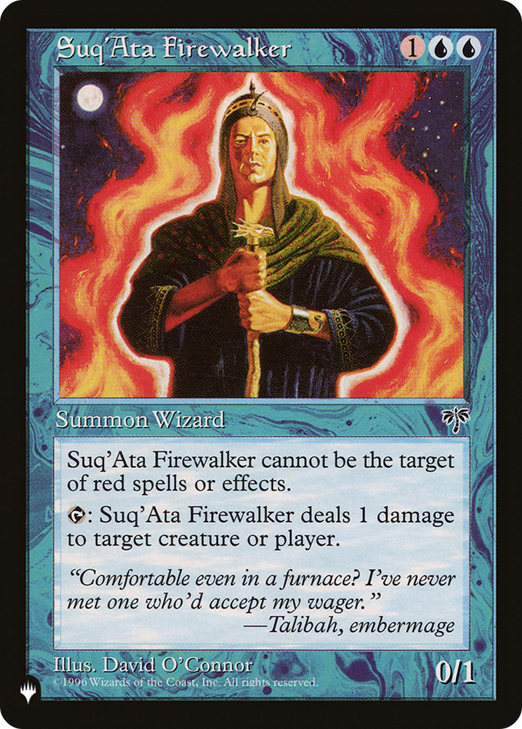 Suq'Ata Firewalker [The List Reprints] | Gear Gaming Bentonville