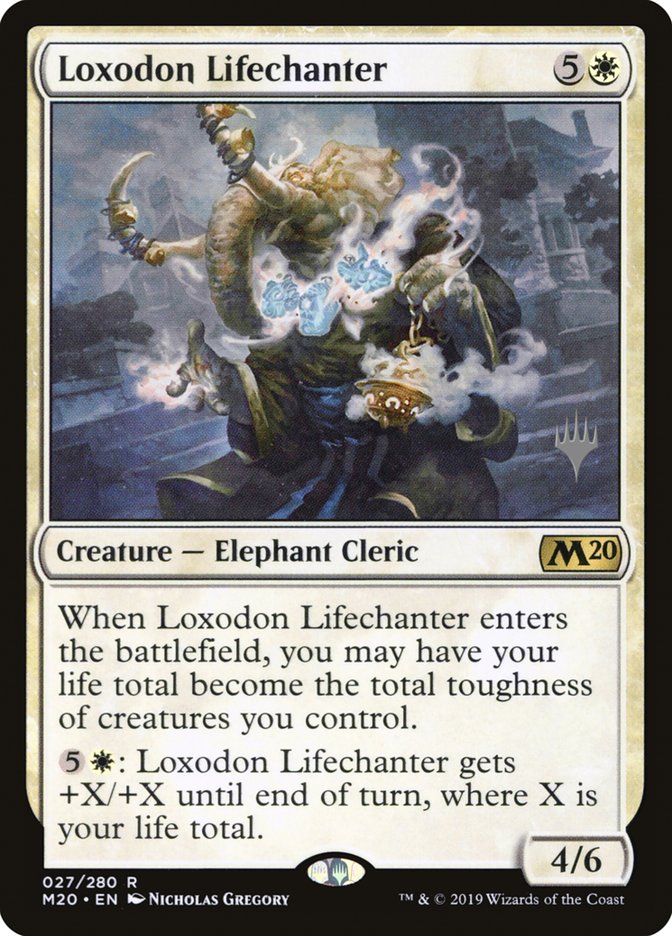 Loxodon Lifechanter (Promo Pack) [Core Set 2020 Promos] | Gear Gaming Bentonville