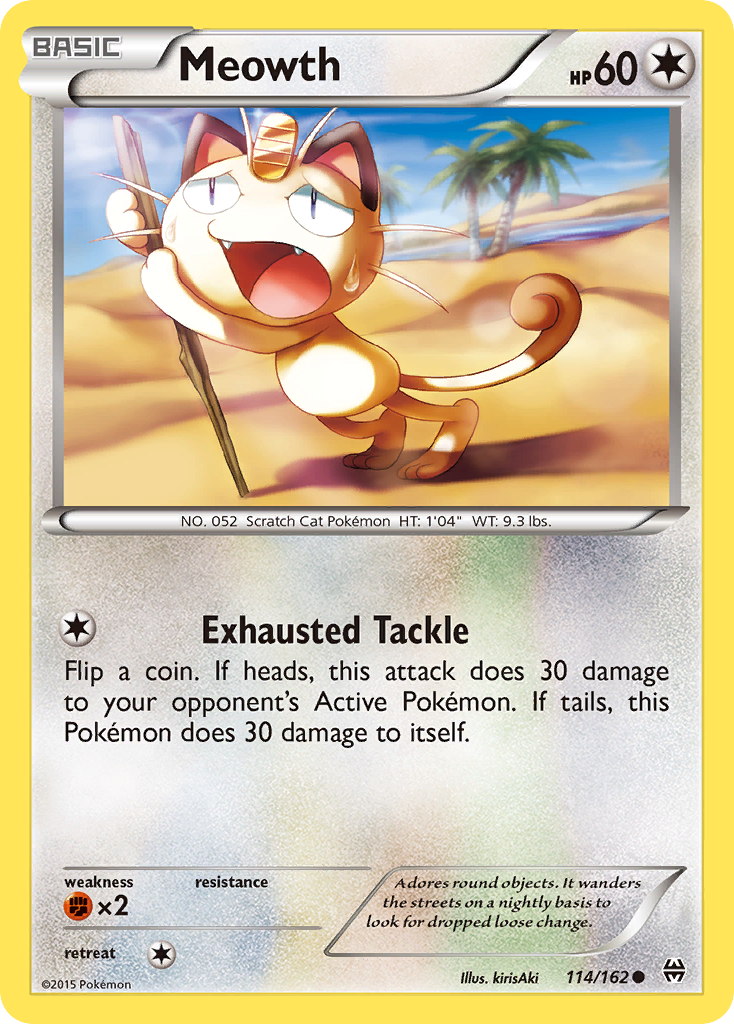 Meowth (114/162) [XY: BREAKthrough] | Gear Gaming Bentonville