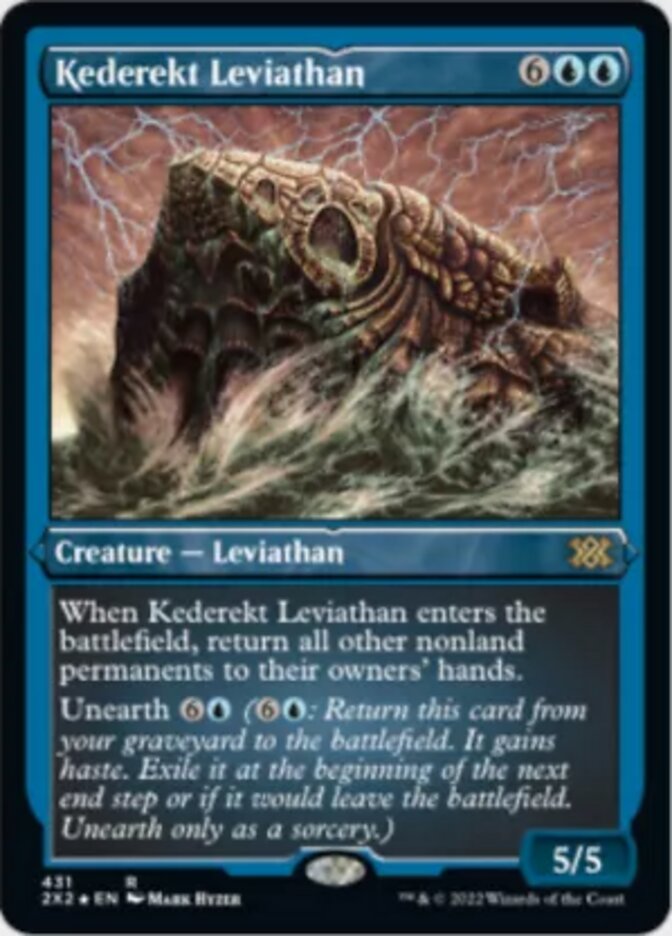 Kederekt Leviathan (Foil Etched) [Double Masters 2022] | Gear Gaming Bentonville