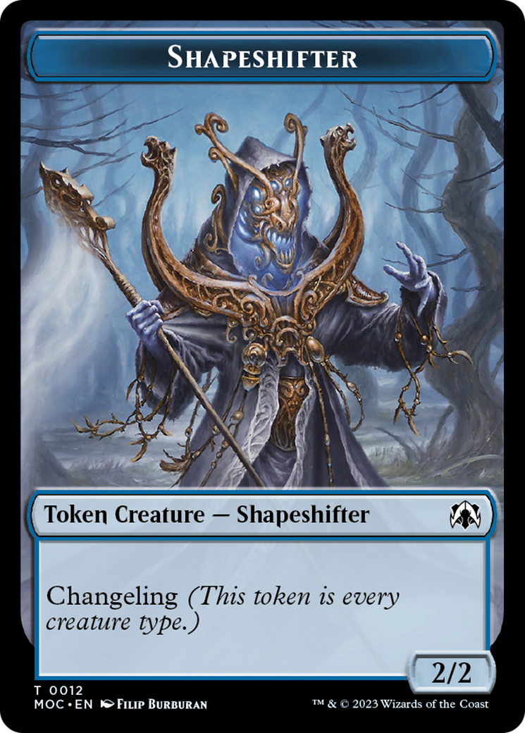 The Monarch // Shapeshifter Double-Sided Token [March of the Machine Commander Tokens] | Gear Gaming Bentonville
