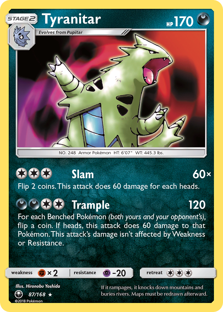 Tyranitar (87/168) [Sun & Moon: Celestial Storm] | Gear Gaming Bentonville
