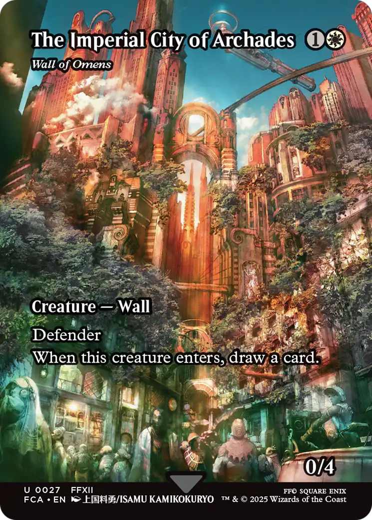 The Imperial City of Archades - Wall of Omens (Showcase) [FINAL FANTASY : Through the Ages] | Gear Gaming Bentonville