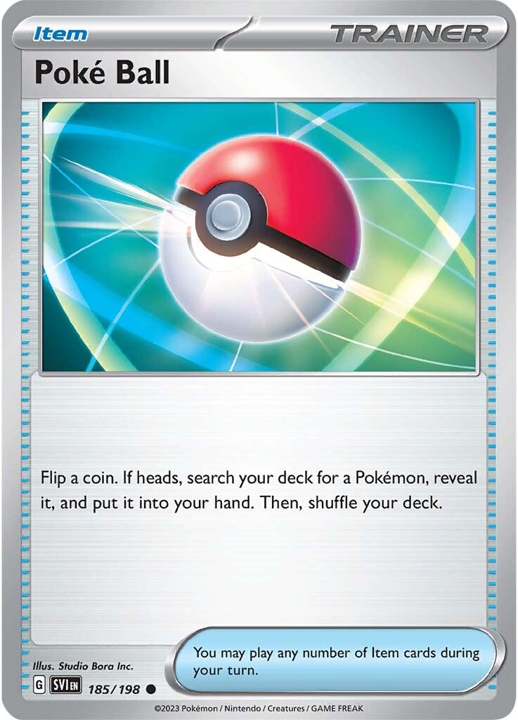 Poke Ball (185/198) [Scarlet & Violet: Base Set] | Gear Gaming Bentonville