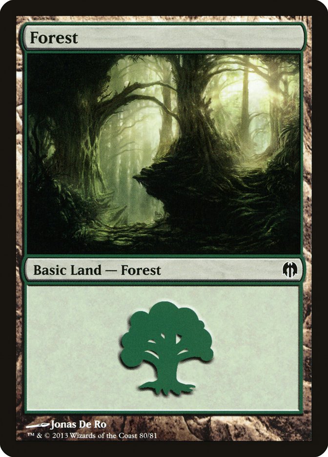 Forest (80) [Duel Decks: Heroes vs. Monsters] | Gear Gaming Bentonville