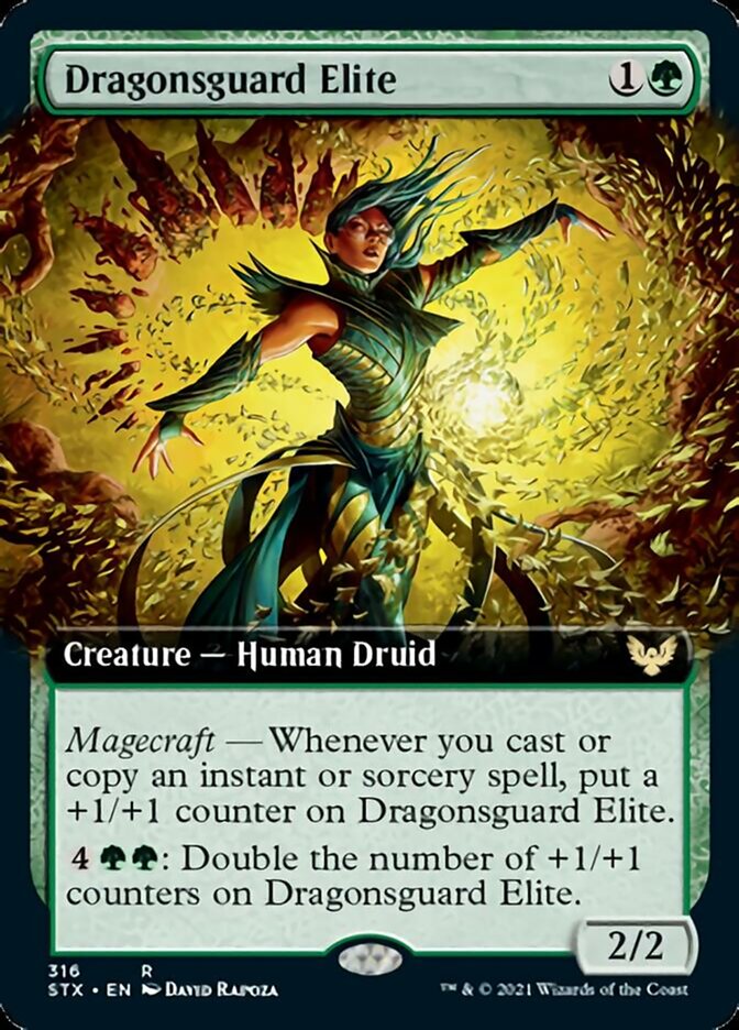 Dragonsguard Elite (Extended Art) [Strixhaven: School of Mages] | Gear Gaming Bentonville