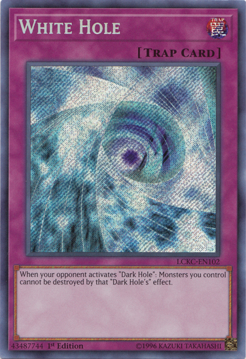 White Hole [LCKC-EN102] Secret Rare | Gear Gaming Bentonville