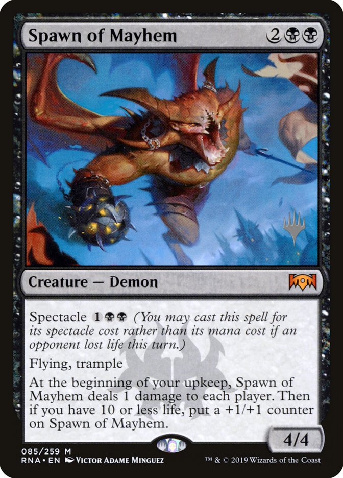 Spawn of Mayhem (Promo Pack) [Ravnica Allegiance Promos] | Gear Gaming Bentonville