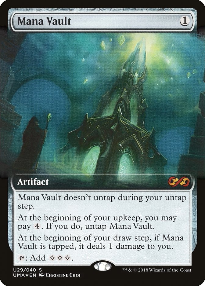 Mana Vault (Topper) [Ultimate Masters Box Topper] | Gear Gaming Bentonville