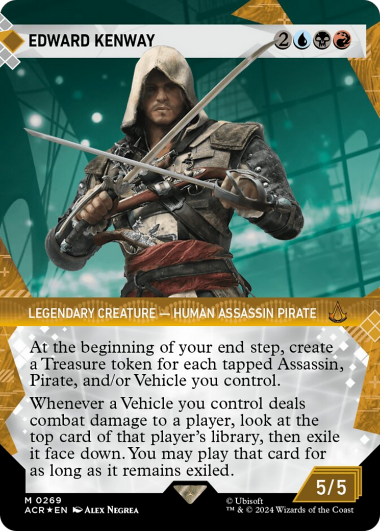 Edward Kenway (Showcase) (Textured Foil) [Assassin's Creed] | Gear Gaming Bentonville