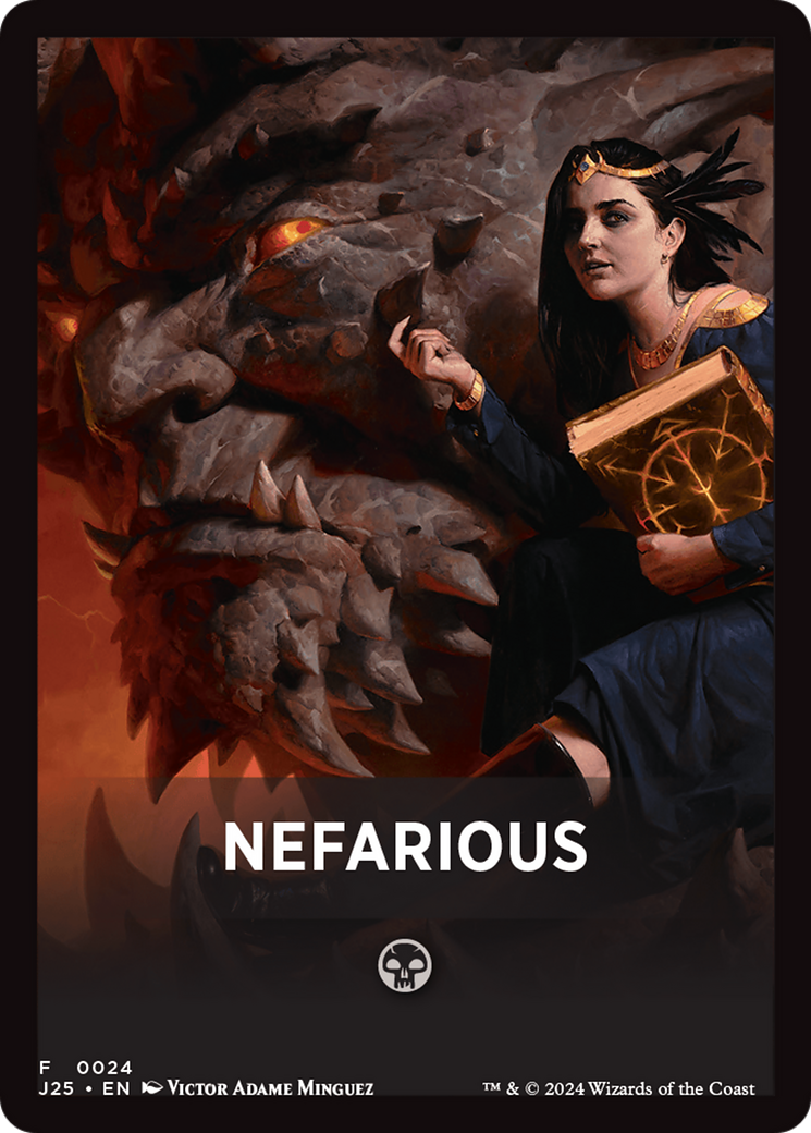 Nefarious Theme Card [Foundations Jumpstart Front Cards] | Gear Gaming Bentonville