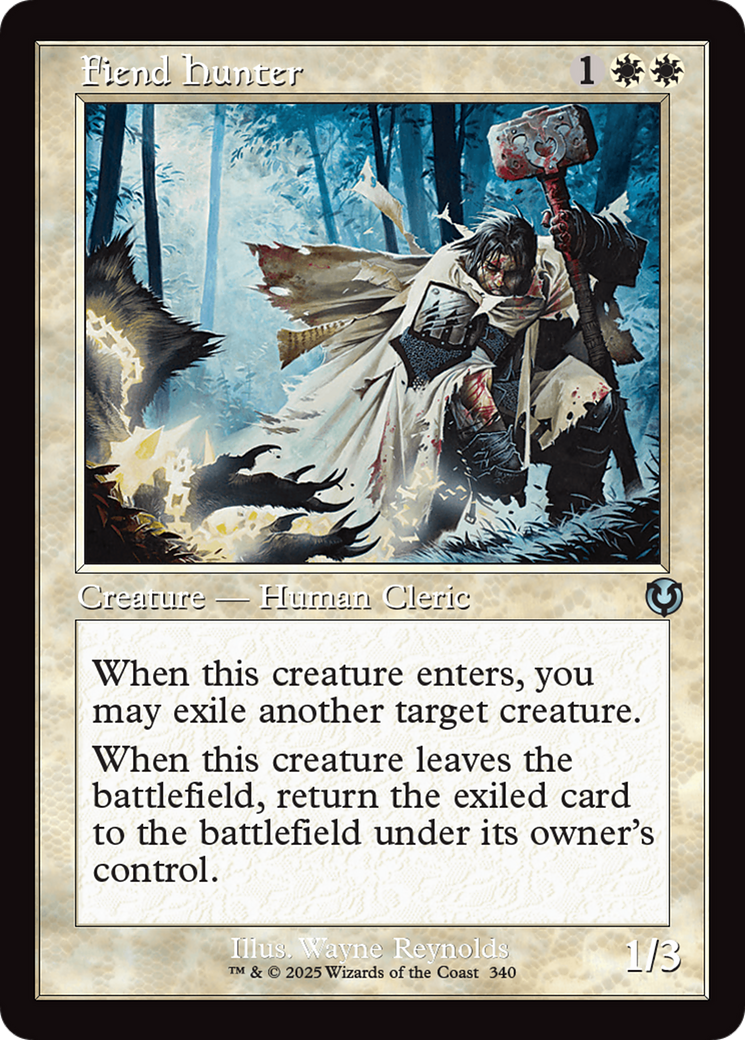 Fiend Hunter (Retro Frame) [Innistrad Remastered] | Gear Gaming Bentonville