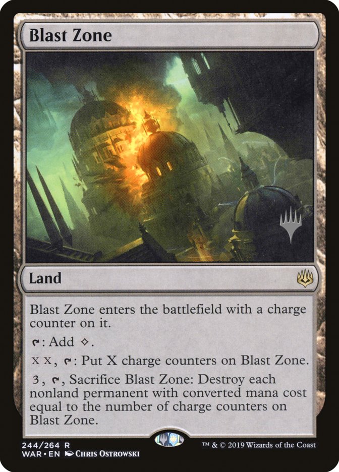 Blast Zone (Promo Pack) [War of the Spark Promos] | Gear Gaming Bentonville