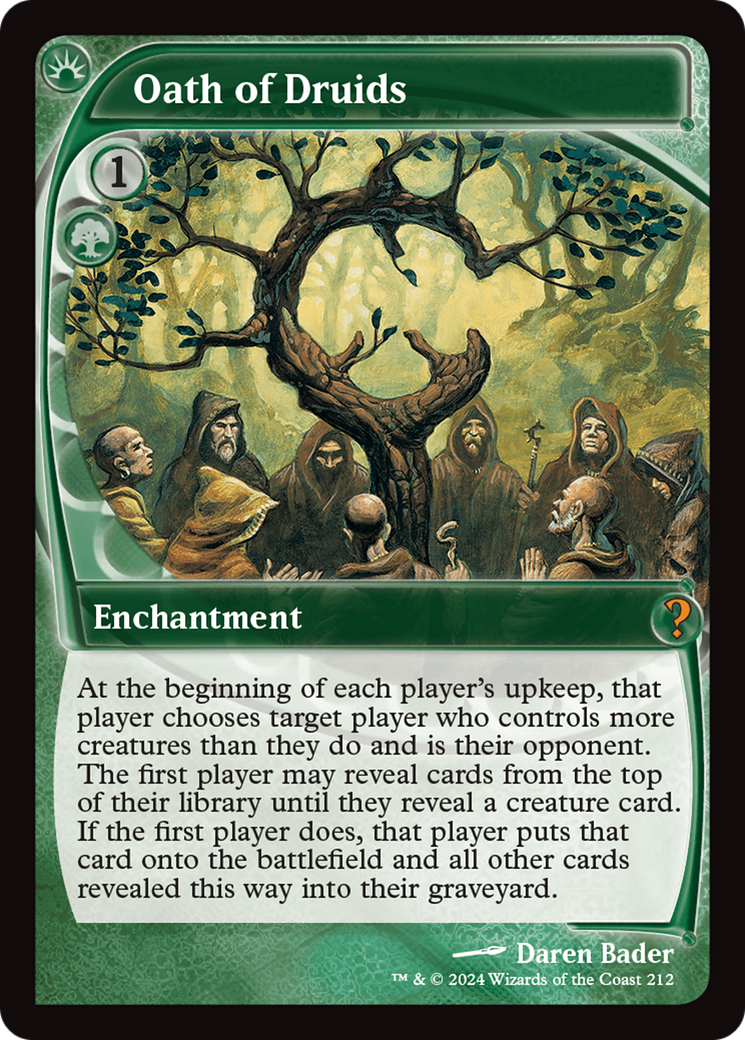 Oath of Druids (Future Sight) [Mystery Booster 2] | Gear Gaming Bentonville