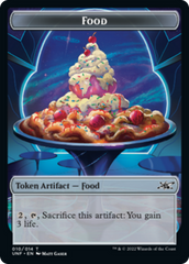 Clown Robot (002) // Food (010) Double-Sided Token [Unfinity Tokens] | Gear Gaming Bentonville