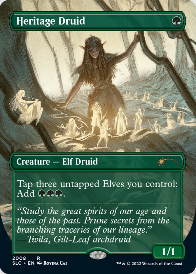 Heritage Druid (Borderless) [Secret Lair Countdown Kit] | Gear Gaming Bentonville