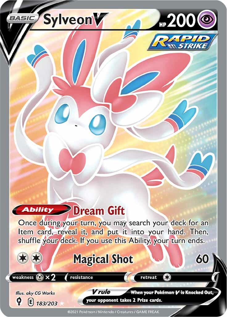 Sylveon V (183/203) [Sword & Shield: Evolving Skies] | Gear Gaming Bentonville