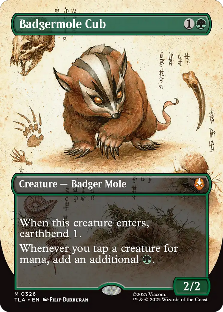 Badgermole Cub (Borderless) [Avatar: The Last Airbender] | Gear Gaming Bentonville