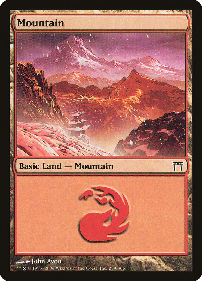 Mountain (299) [Champions of Kamigawa] | Gear Gaming Bentonville