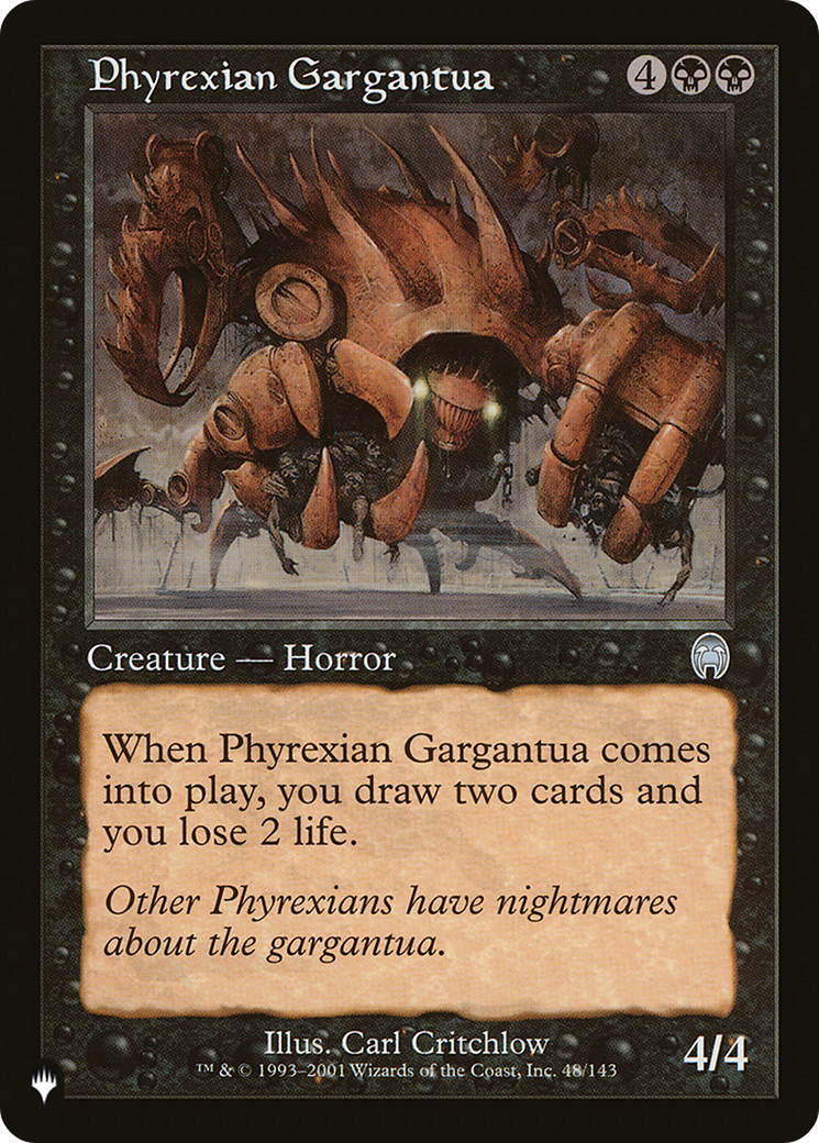 Phyrexian Gargantua [The List Reprints] | Gear Gaming Bentonville