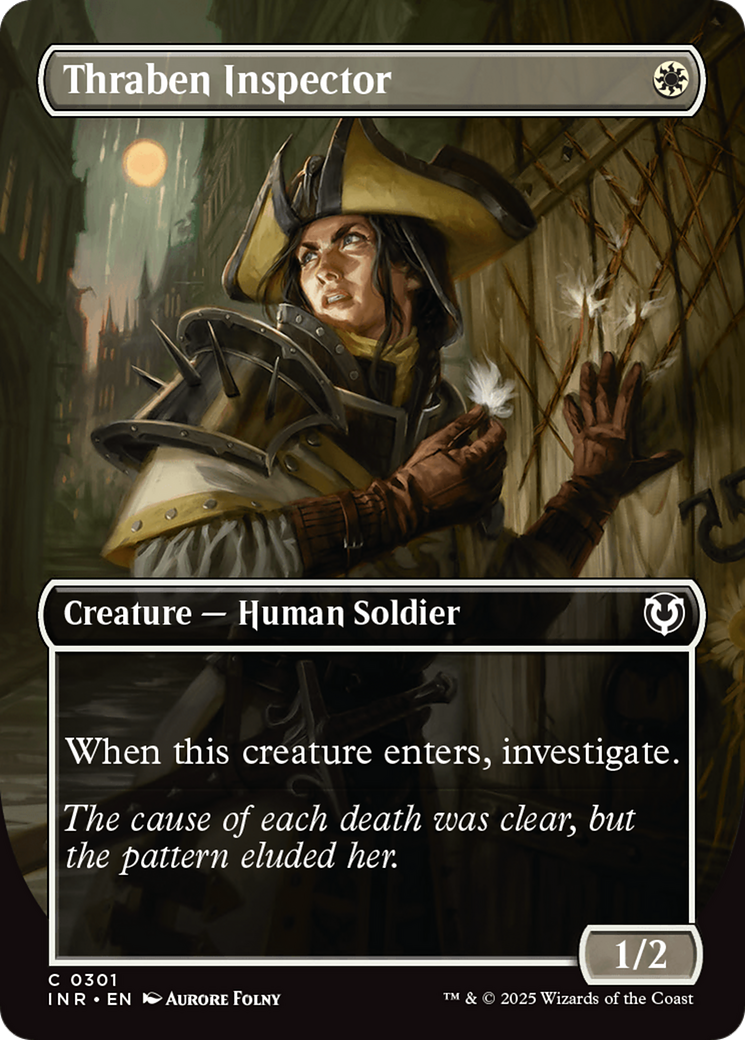 Thraben Inspector (Borderless) [Innistrad Remastered] | Gear Gaming Bentonville