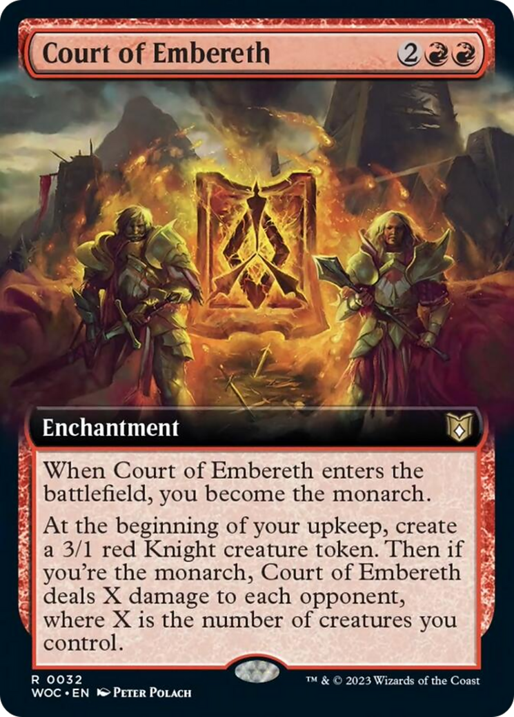 Court of Embereth (Extended Art) [Wilds of Eldraine Commander] | Gear Gaming Bentonville