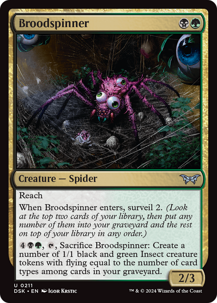 Broodspinner [Duskmourn: House of Horror] | Gear Gaming Bentonville