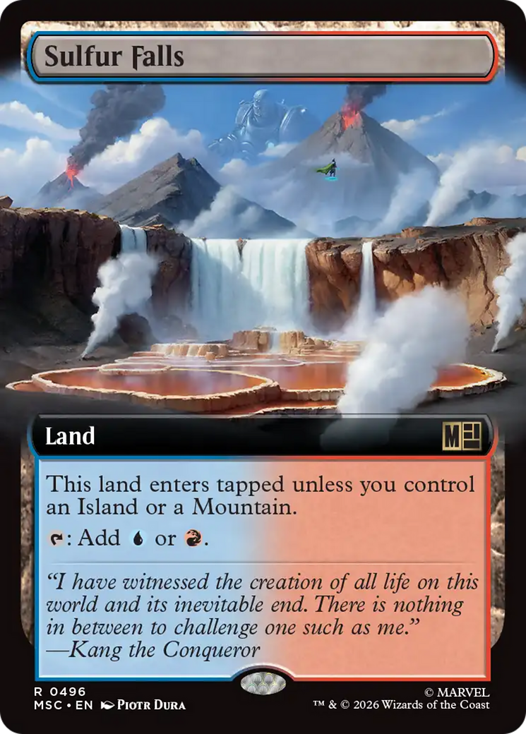 Sulfur Falls (Extended Art) [Marvel Super Heroes Commander] | Gear Gaming Bentonville