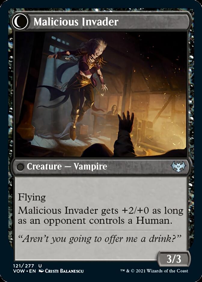 Innocent Traveler // Malicious Invader [Innistrad: Crimson Vow] | Gear Gaming Bentonville