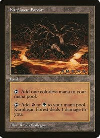 Karplusan Forest (Oversized) [Oversize Cards] | Gear Gaming Bentonville