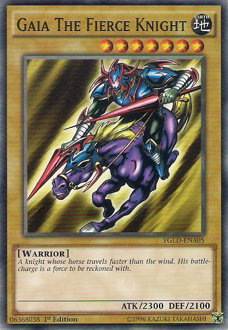 Gaia The Fierce Knight [YGLD-ENA05] Common | Gear Gaming Bentonville
