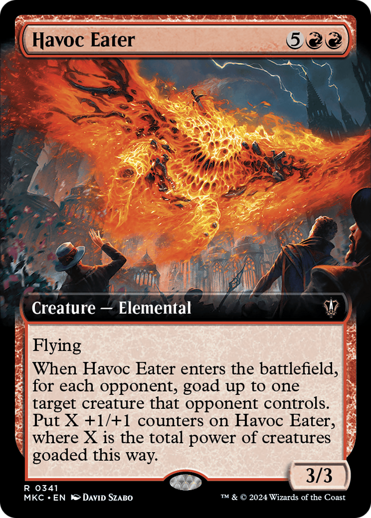 Havoc Eater (Extended Art) [Murders at Karlov Manor Commander] | Gear Gaming Bentonville