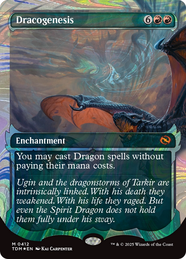 Dracogenesis (0412) (Showcase) (Halo Foil) [Tarkir: Dragonstorm] | Gear Gaming Bentonville