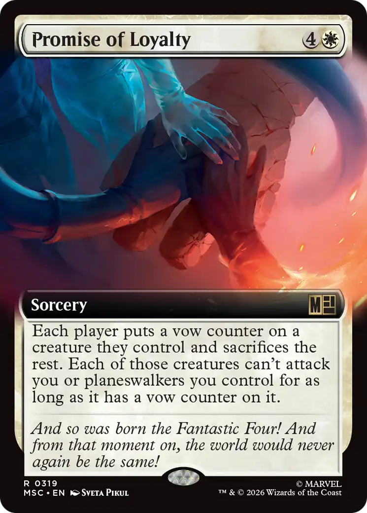 Promise of Loyalty (Extended Art) [Marvel Super Heroes Commander] | Gear Gaming Bentonville