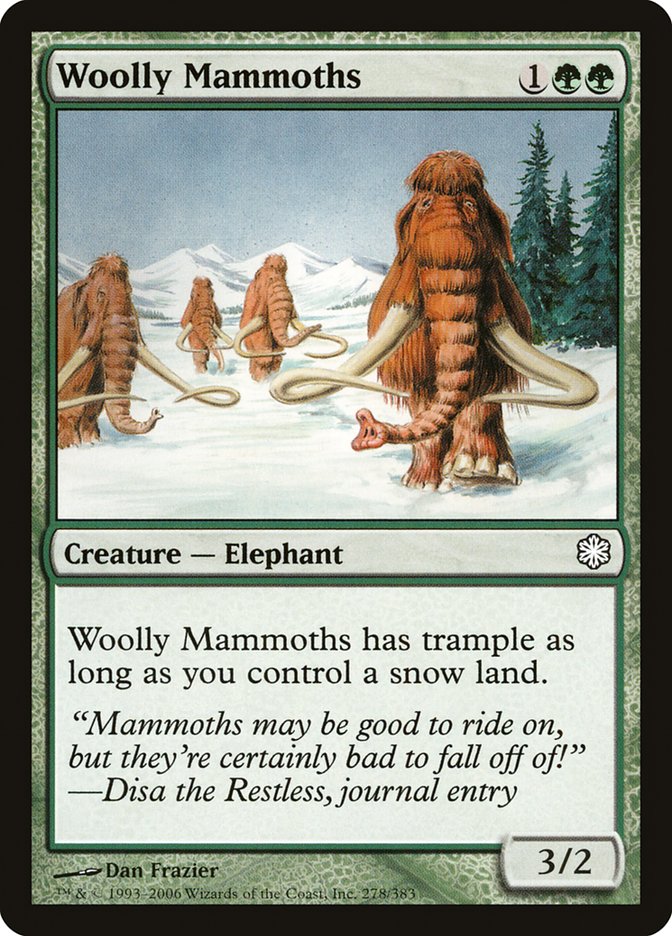 Woolly Mammoths [Coldsnap Theme Decks] | Gear Gaming Bentonville