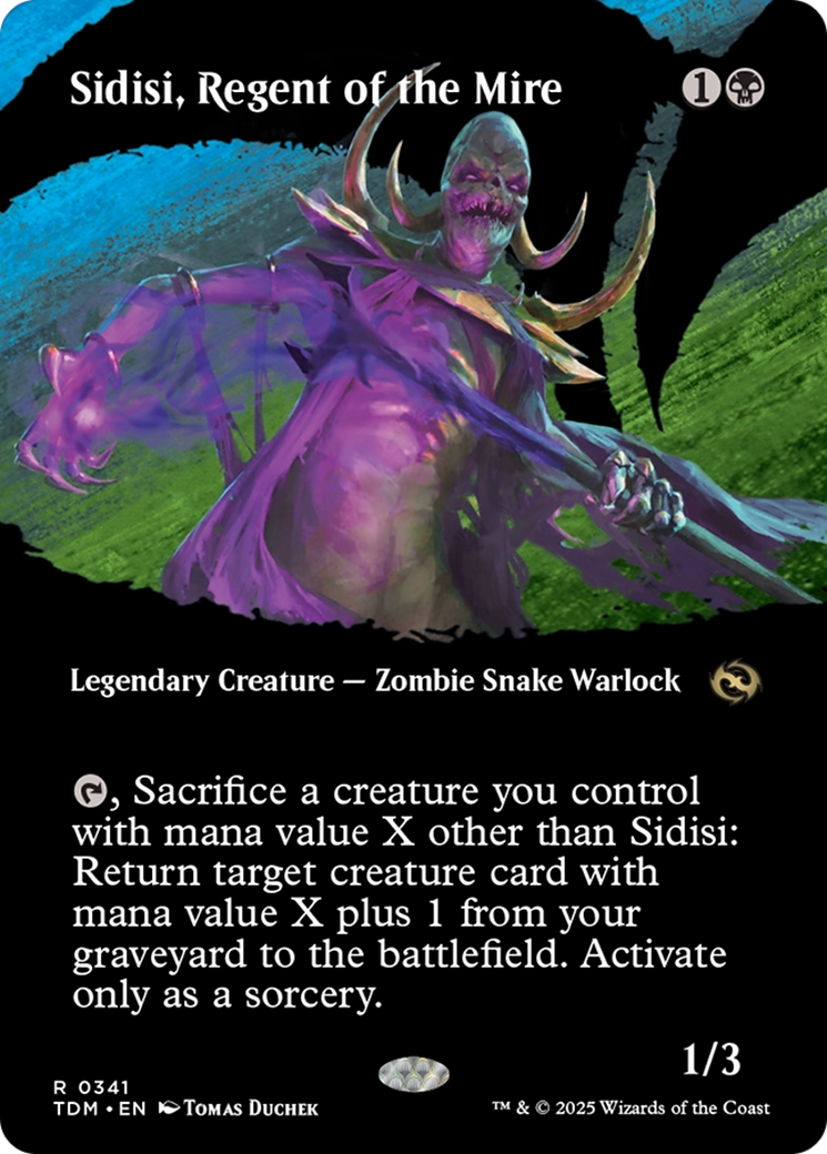 Sidisi, Regent of the Mire (Borderless) [Tarkir: Dragonstorm] | Gear Gaming Bentonville