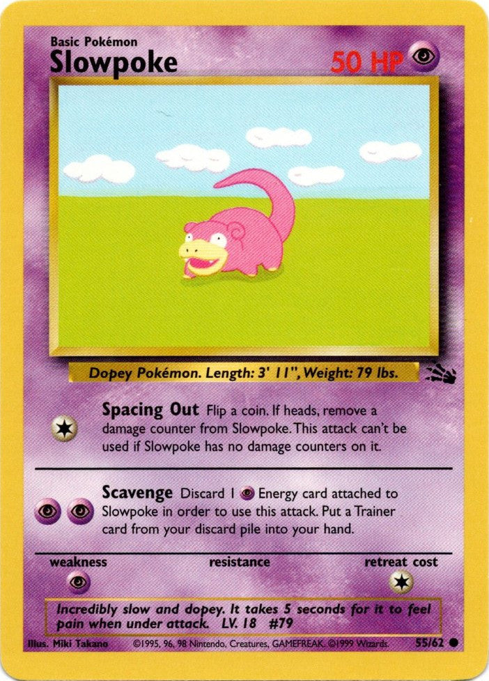 Slowpoke (55/62) [Fossil Unlimited] | Gear Gaming Bentonville