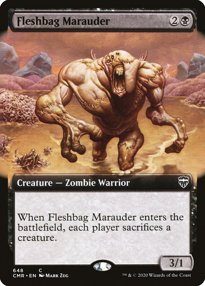 Fleshbag Marauder (Extended Art) [Commander Legends] | Gear Gaming Bentonville