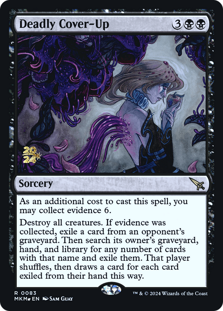 Deadly Cover-Up [Murders at Karlov Manor Prerelease Promos] | Gear Gaming Bentonville