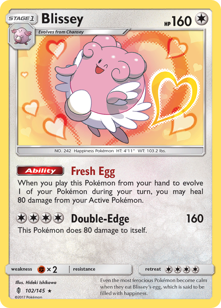 Blissey (102/145) [Sun & Moon: Guardians Rising] | Gear Gaming Bentonville