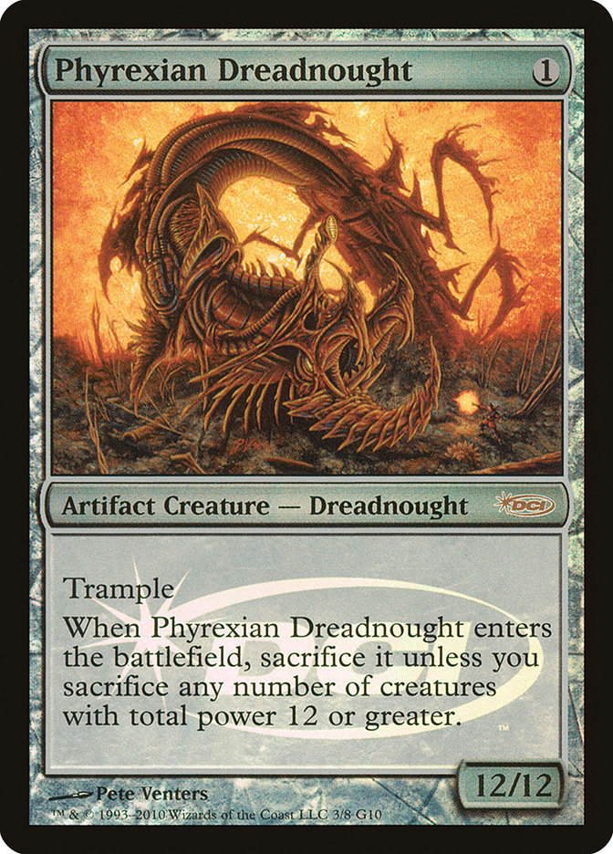 Phyrexian Dreadnought [Judge Gift Cards 2010] | Gear Gaming Bentonville