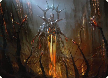 Solphim, Mayhem Dominus Art Card [Phyrexia: All Will Be One Art Series] | Gear Gaming Bentonville